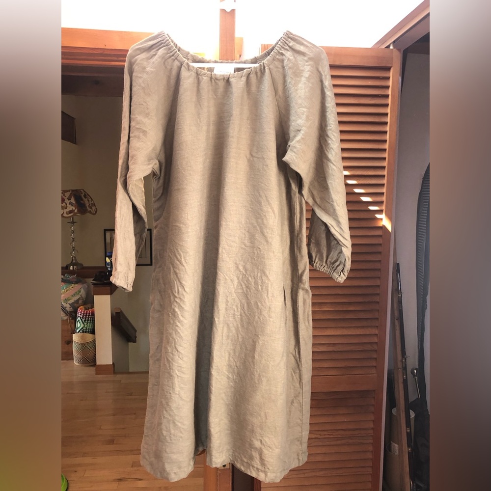 Conscious Clothing linen dress size M slow fashion